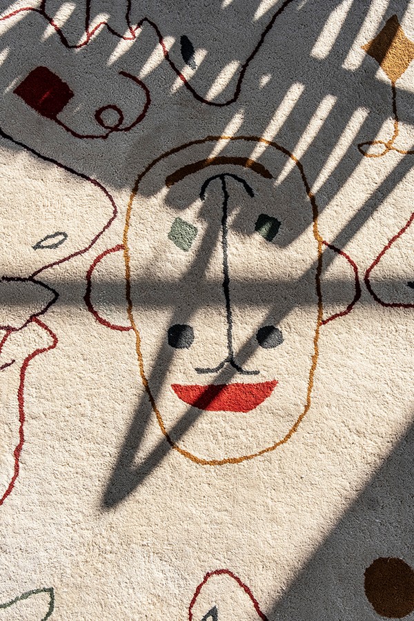 Zoomed in shot of the nanimarquina Outdoor Silhouette Rug