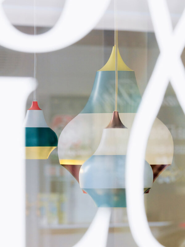 Cluster of Louis Poulsen Cirque Pendant Lights