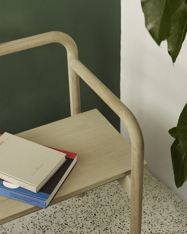 Detail of the Skagerak Collection Maissi Bench