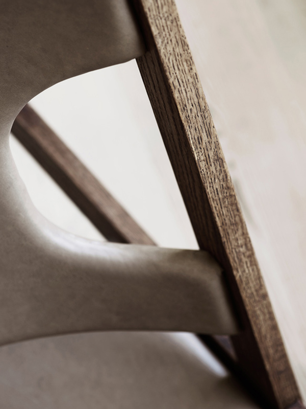 Detail of the Audo Copenhagen Knitting Chair