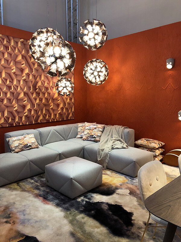 Moooi BFF sofa in Milan 2019