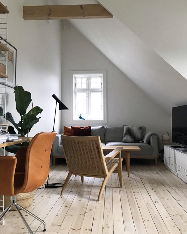 Mr Aardal's Nordic home office space