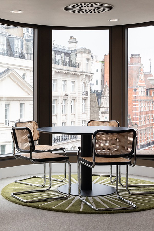 Knoll Cesca Chair within open plan office area at Latis Group London