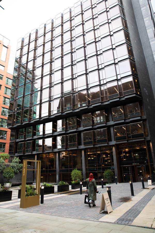 Ashlee, Sales Manager on project visit to Pall Mall Office Space in Manchester