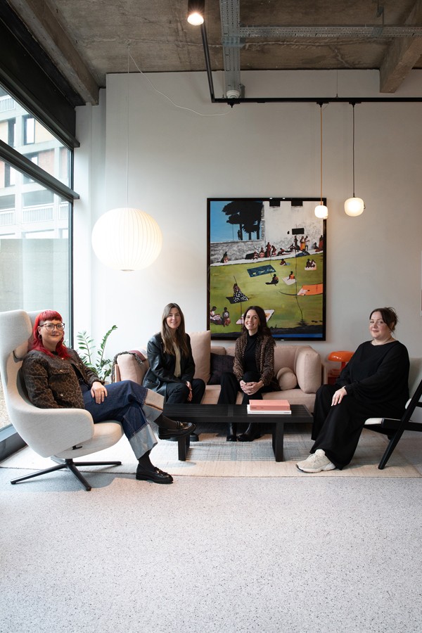 Nest Sales Team pictured in the Park Hill Showroom