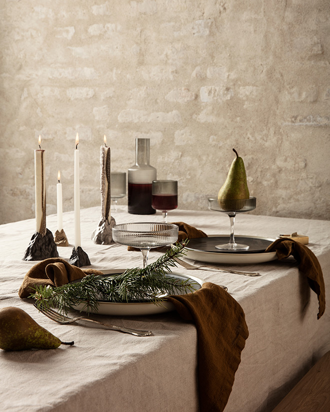 The festive table