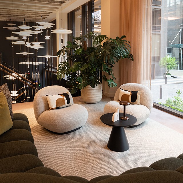 Nest Contracts project woth Dragonfly Interiors Ltd fetauring Gubi Pacha Lounge Chair