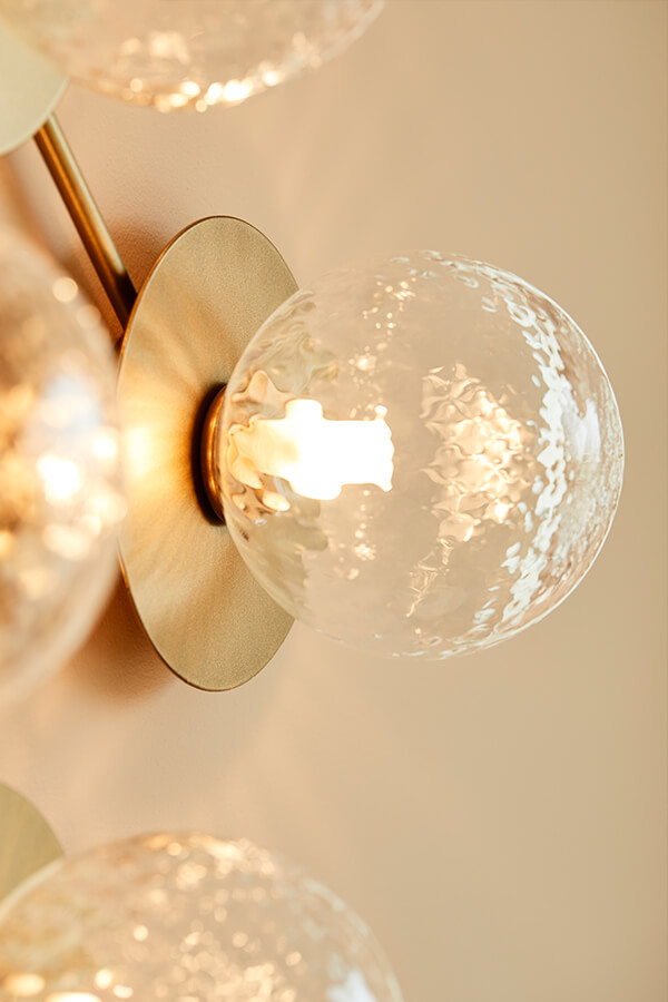 Detail shot of the Nuura Liila Wall light