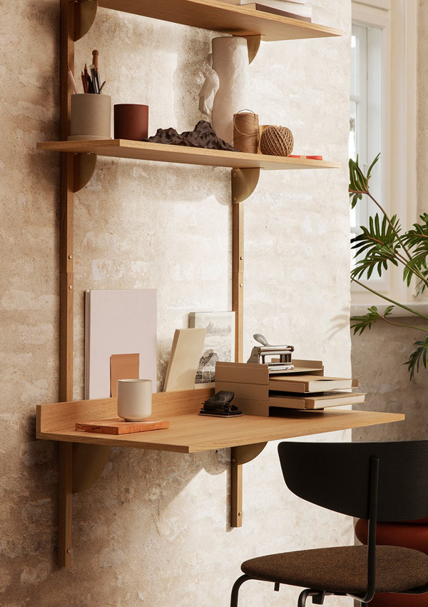 Ferm Living Sector Desk in a home office