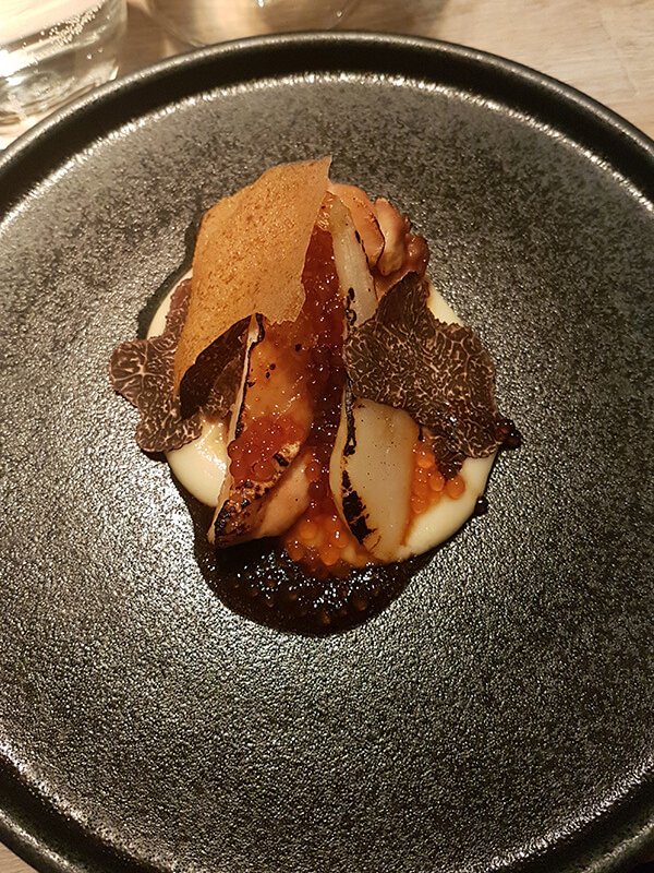 Food from the Nisch Taster Menu Stockholm
