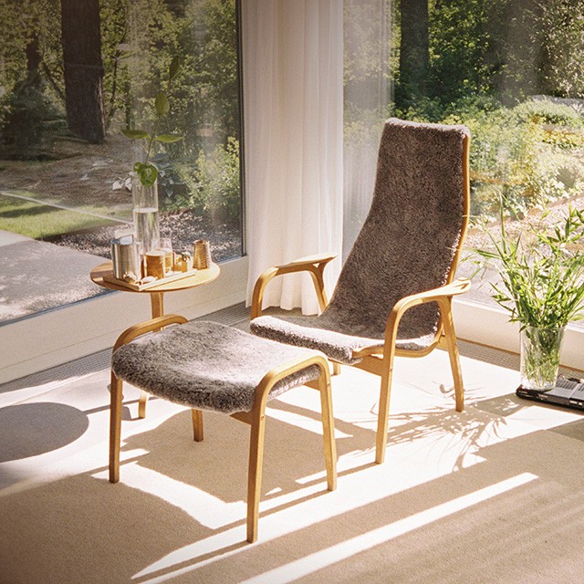 Swedese Lamino Easy Chair with footstool