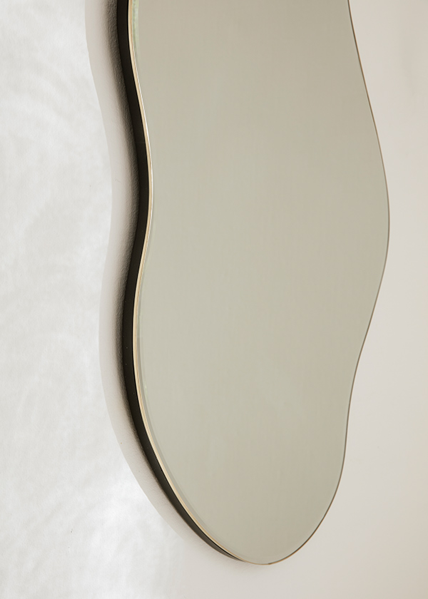 Detail shot of the Ferm Living Pond Mirror Large