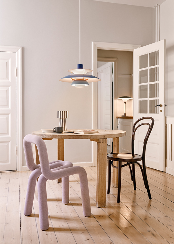 Lifestyle shot of the PH5 in a dining setting