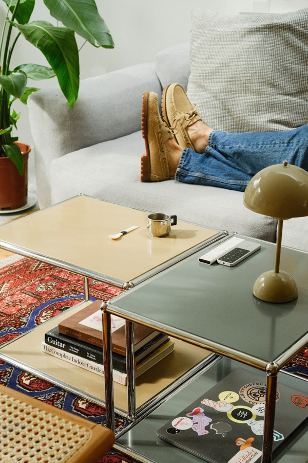 USM Haller Coffee table in a living room setting. Image credit: Harry Spain @hryspn