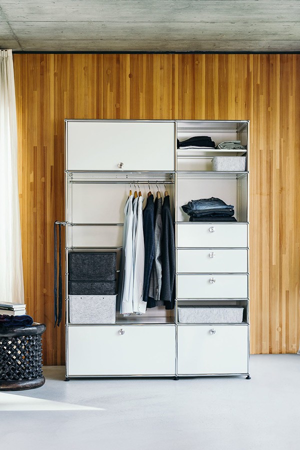 USM Unit in white in a bedroom setting