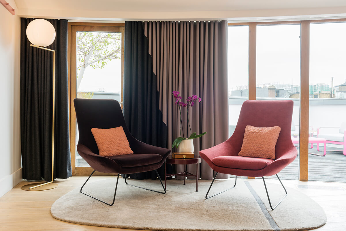 Interior of The Zetter Hotel, Clerkenwell