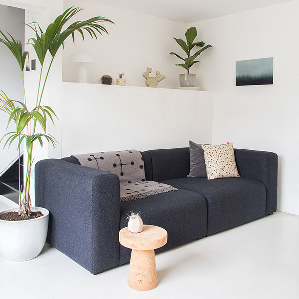 Hay Mags 2.5 seater sofa in dark grey