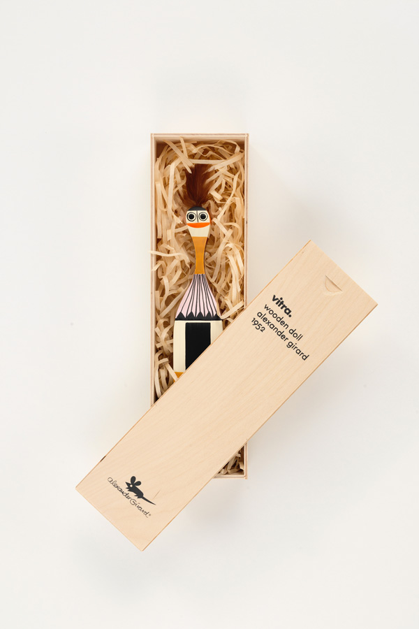 Vitra Wooden Doll no.1 in its packaging