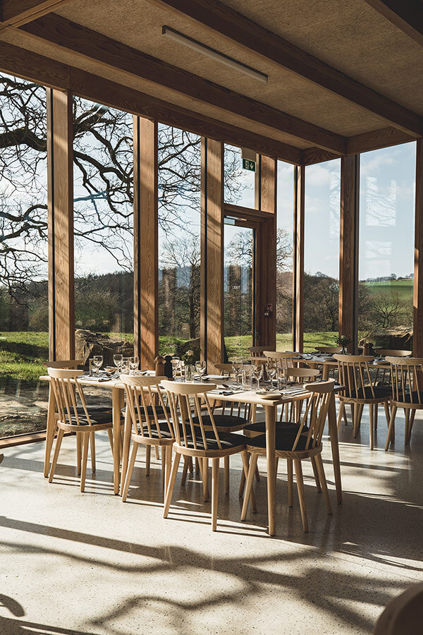 The café at The Weston, Yorkshire Sculpture Park