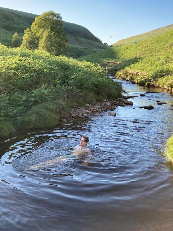 Wild swimming in the Peak District