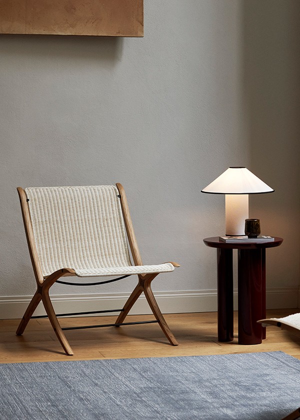 &Tradition ATD6 Colette Table Lamp displayed on a side table