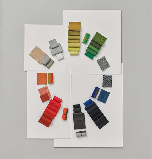 Vitra Polder Sofa fabric swatches