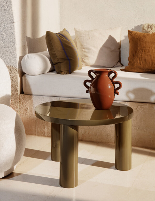 ferm living Post table with vase