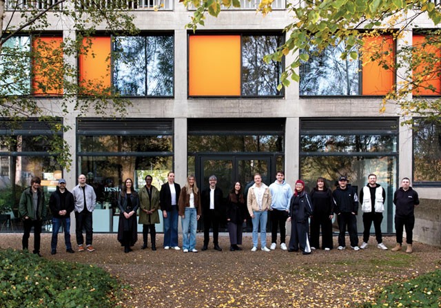 Nest staff standing outside the nest showroom at Park Hill