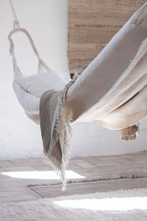 nanimarquina Wellbeing hammock in use