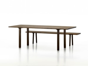 Vitra Wood Bench Smoked Oak