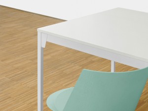 E15 FK07 Frankfurt Table White