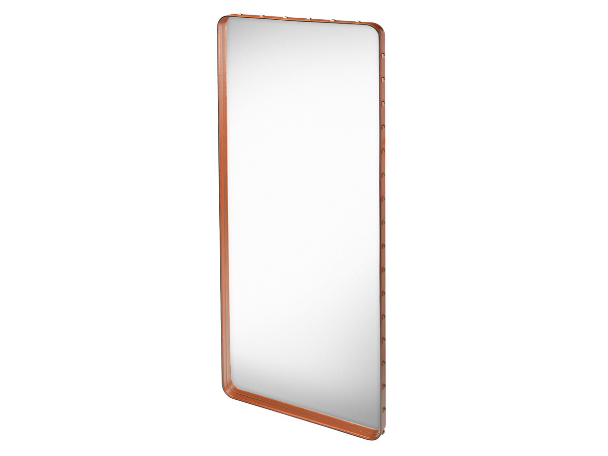 Buy the Gubi Rectangular Wall Mirror Tan at nest.co.uk
