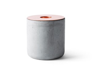 Menu Chunk of Concrete Candle Holder