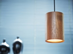 Terence Woodgate Solid Pendant Light Walnut