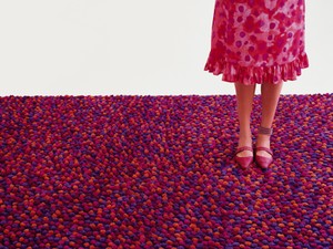 nanimarquina Topissimo Multicoloured Rug - Multi Reds