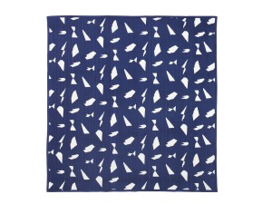 Ferm Living Cut Bed Cover Blue