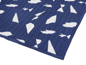 Ferm Living Cut Bed Cover Blue