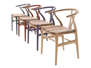 Carl Hansen CH24 Wishbone Chair Paul Smith Version