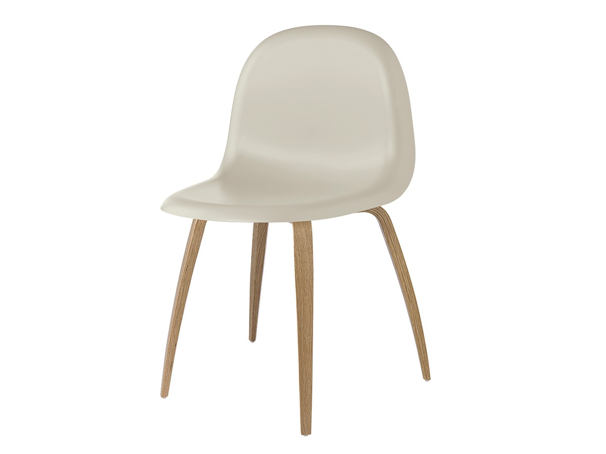 Gubi Chair with Oak Base
