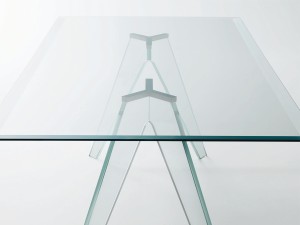 Glas Italia Alister Rectangular Table Transparent