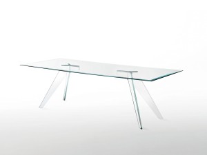 Glas Italia Alister Rectangular Table Transparent