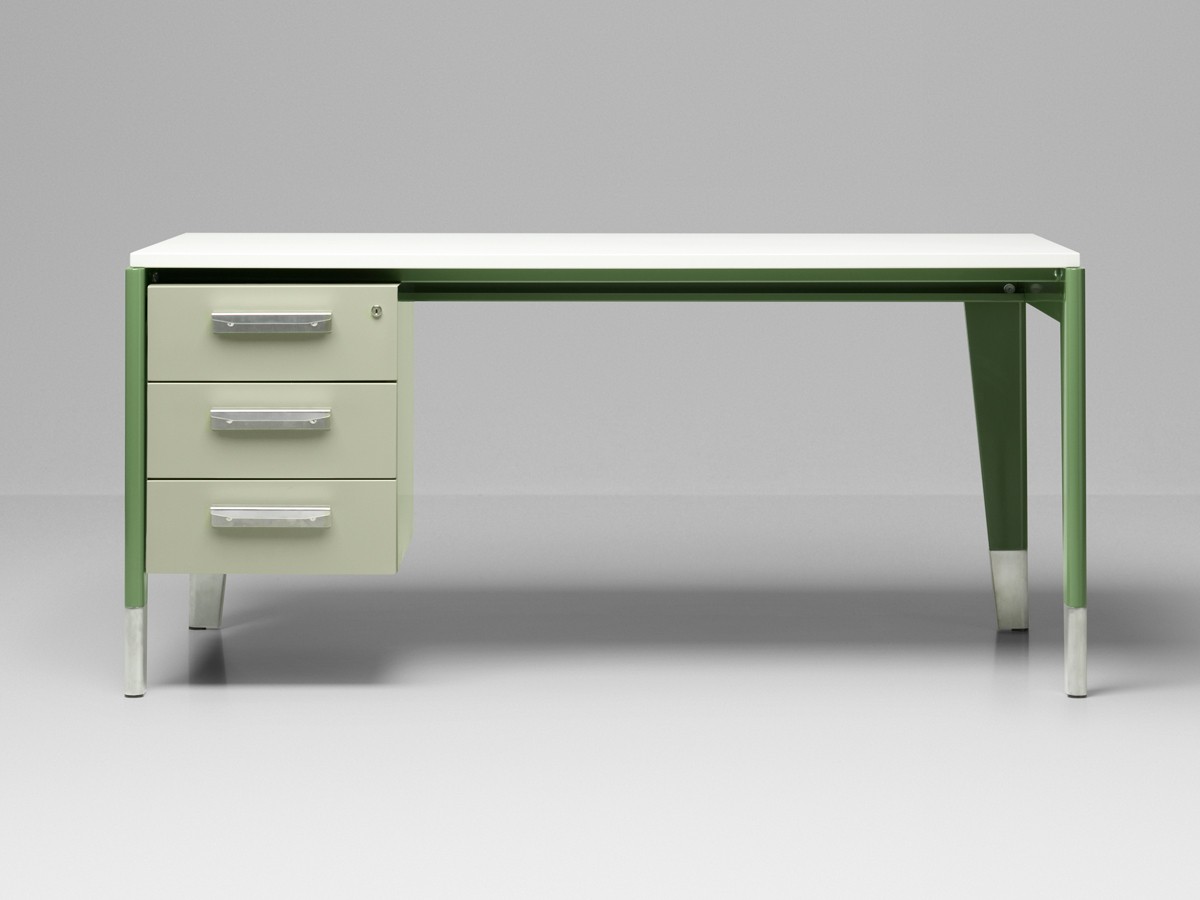 Vitra Prouve RAW Office Edition Bureau Métallique 3 Drawer