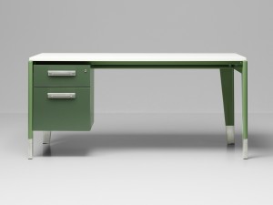 Vitra Prouve RAW Office Edition Bureau Métallique 2 Drawer