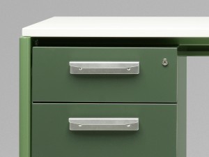 Vitra Prouve RAW Office Edition Bureau Métallique 2 Drawer