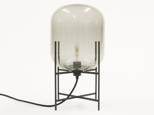 Pulpo Oda Small Table Lamp Grey Glass