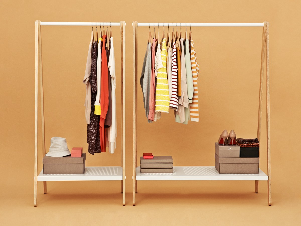 Buy the Normann Copenhagen Toj Clothes Rack White at nest.co.uk