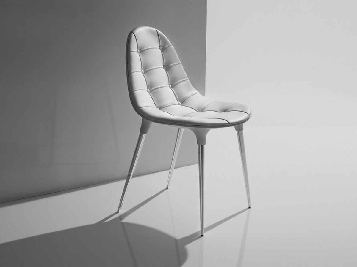 Cassina 245 Caprice Chair Chrome Legs