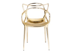 Kartell Masters Chair - Metallic - Set of 2