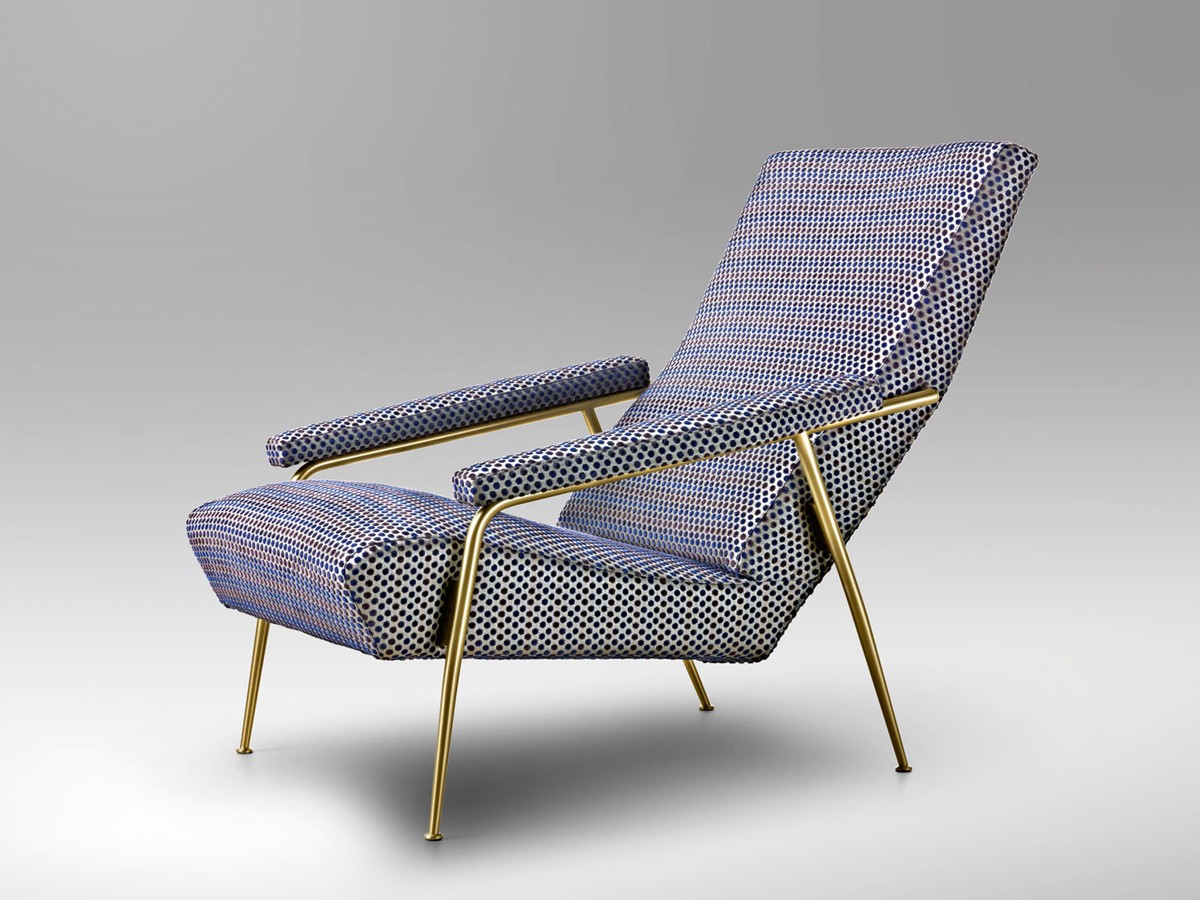 Molteni&C Gio Ponti D.153.1 Armchair Punteggiato Velvet