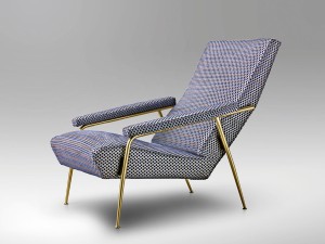 Molteni&C Gio Ponti D.153.1 Armchair Punteggiato Velvet